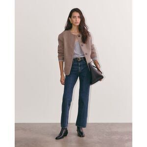 Everlane Straight Leg Jeans in Dark Blue